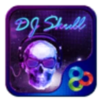 dj skull go launcher theme android application logo